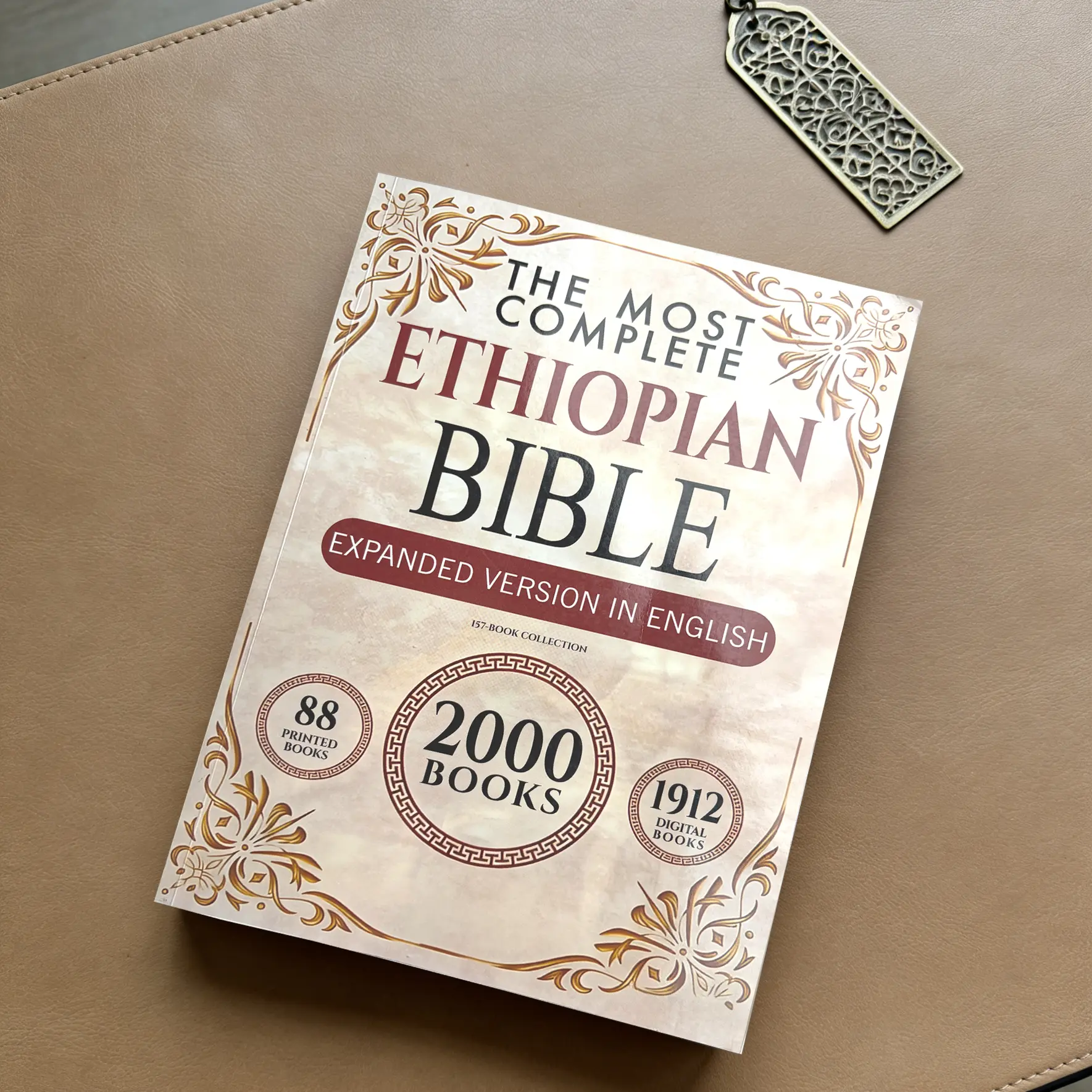 The Most Complete Ethiopian Bible, 157-Book English Majestic Edition – Full Lost Apocrypha & Rare Ancient Sacred Texts, Paperback