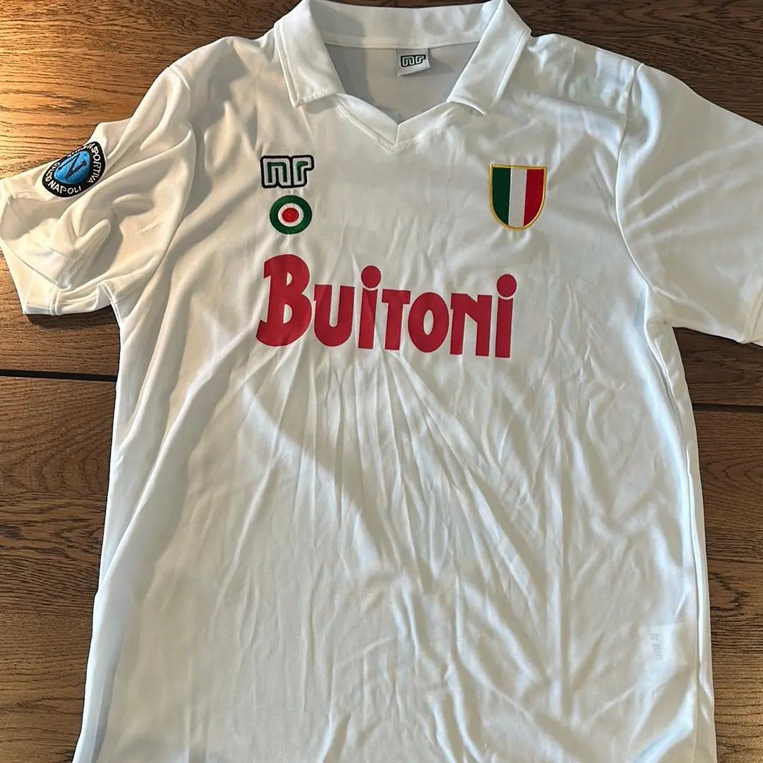 Diego Maradona #10 Napoli away jersey.
