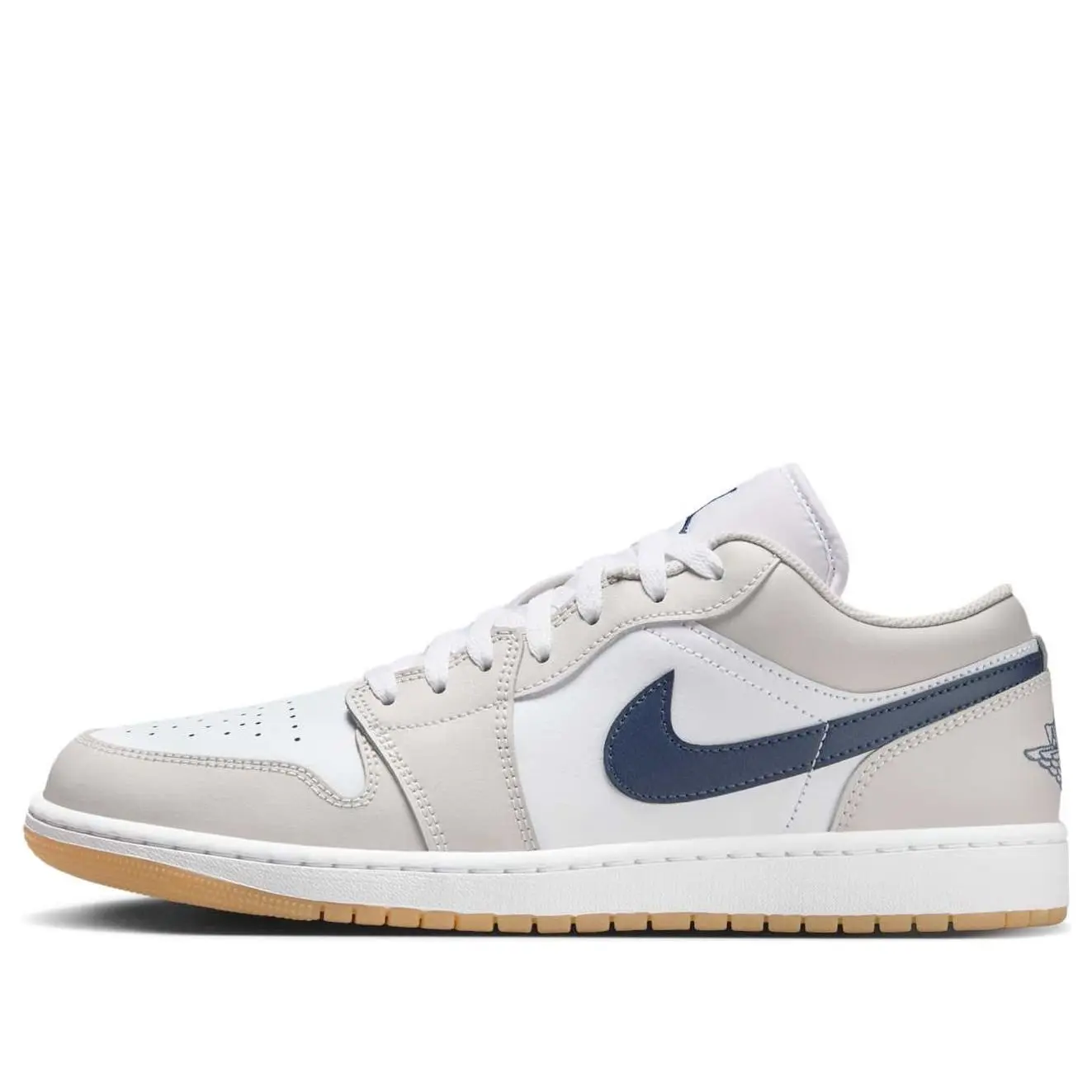 Air Jordan 1 Low 'Midnight Navy Neutral Grey' 553558-146 Air Jordan 1 Low 'Midnight Navy Neutral Grey' 553558-146