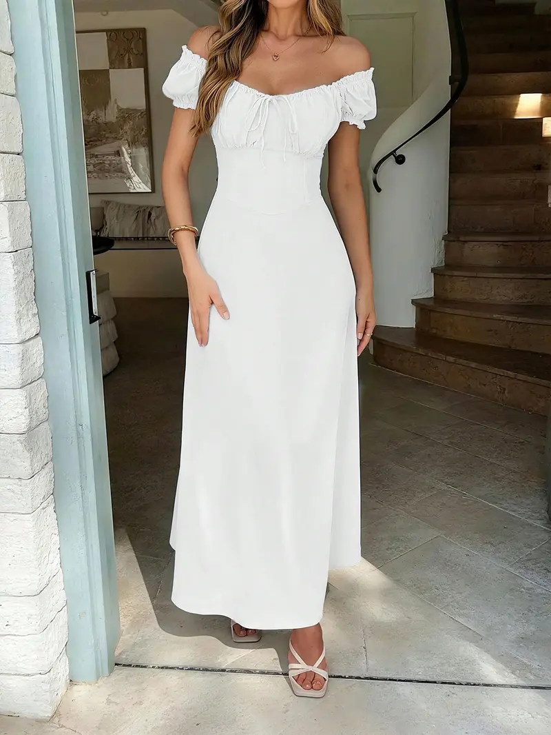 off the shoulder white summer dress - TikTok Shop off the shoulder white summer dress - TikTok Shop