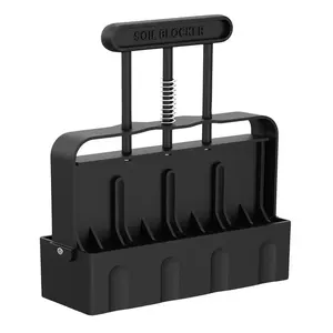 4 Grid Soil Blocker, Manual Soil Block Maker, Garden Seed Planting Tool, Plant Care & Support Tool for Garden Outdoor