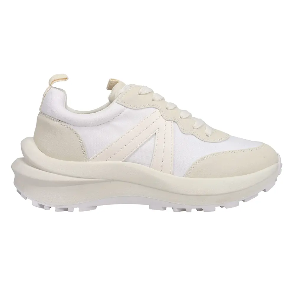 MIA Womens Scout Lace Up Sneakers Shoes Casual - Off White