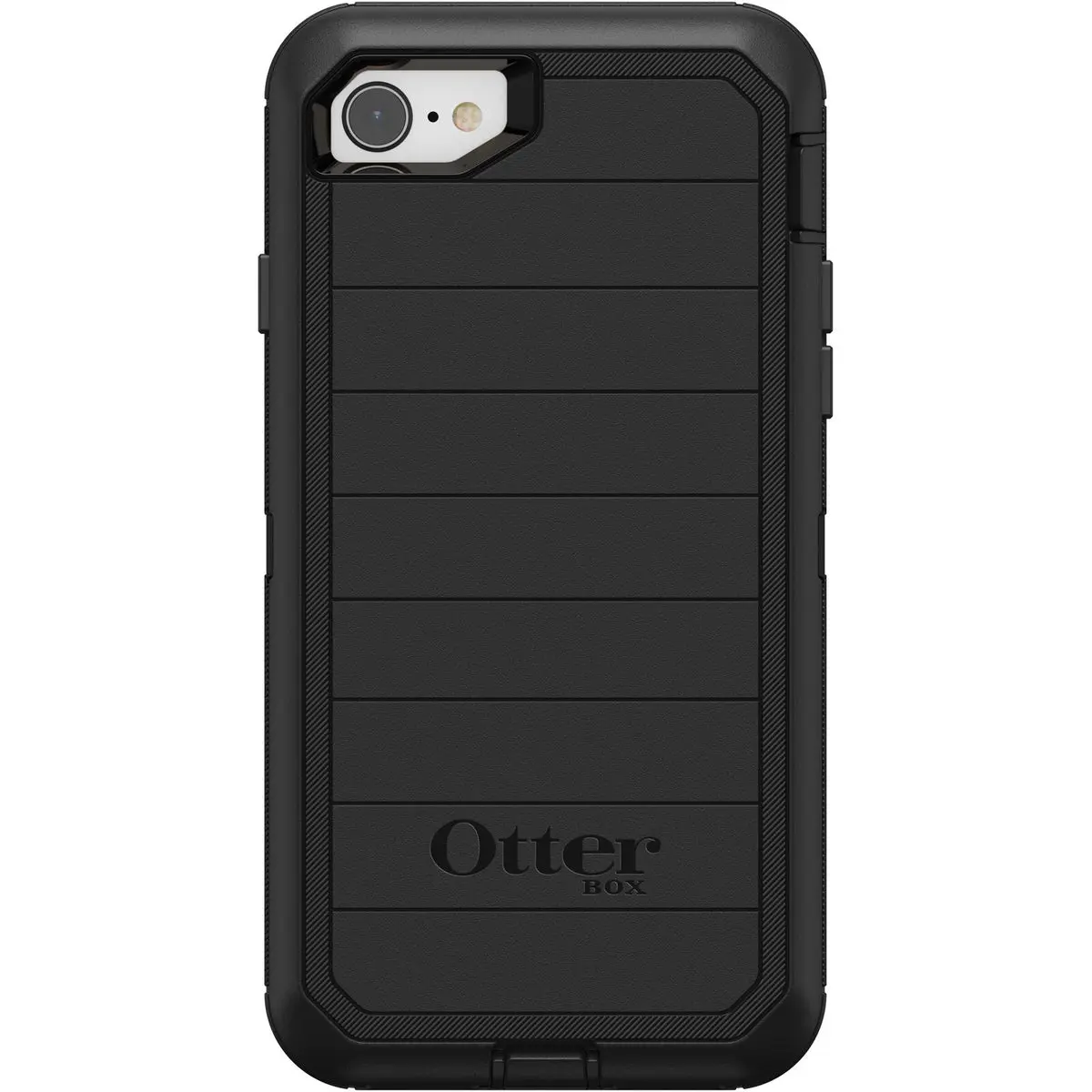 OtterBox Defender Pro Series Rugged Protection Casing for iPhone SE (2020 & 2022), 8, 7 - Black Smartphone Cellphone Devices Accessory