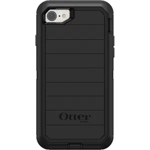 OtterBox - Defender Pro Series Rugged Protection Case for iPhone SE (2020 & 2022)/ iphone8/7 | Color: - Black