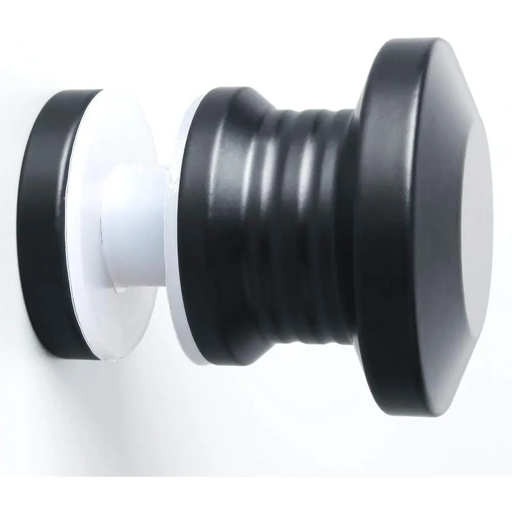 Shower Glass Door Handle,Sliding Shower Doors Knob Single Side Pull Hardware Replacement Parts for Bathroom Glass Doors,Solid SUS304 Stainless Steel Knobs,Matte Black