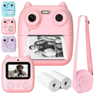 Kids Instant Print Camera – 10X Digital Zoom with Flash, Music Games & Selfie Mode, 2.4" Selfie Camera, Portable 1080P HD Video Recording –  Christmas & Birthday Gift for  Adults, Boys, Girls & Grown-Ups – Fun Educational Toy Camera for All Ages