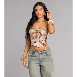 Desert Daydream Mesh Tube Top