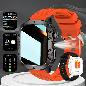 Multifunctional Smart Watch with LED Light, Fashion Digital Watch with Multiple Sports Modes, Wireless Call Custom Photo Health Tracker