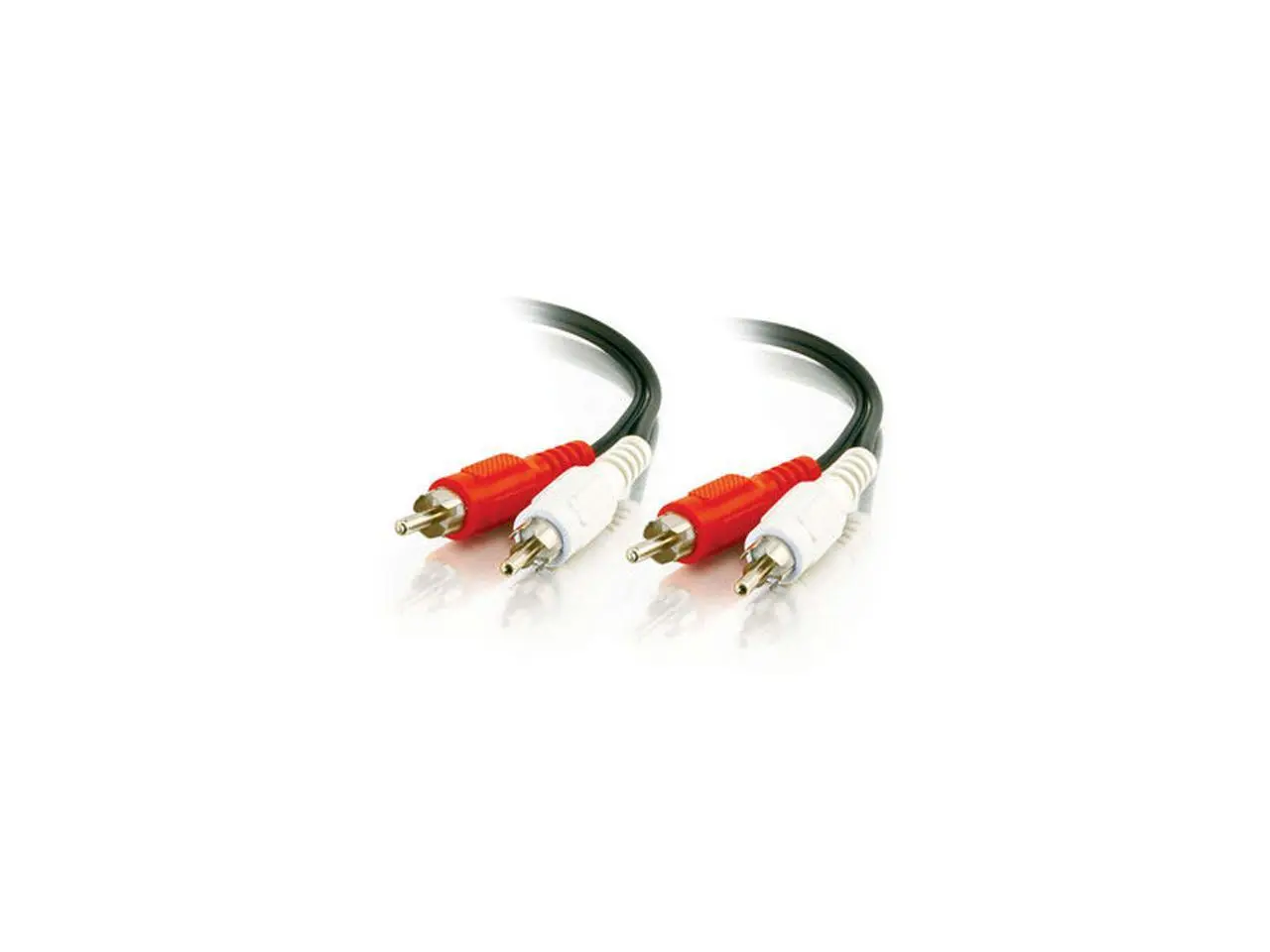 C2G 40463 Value Series RCA Stereo Audio Cable, Black (3 Feet, 0.91 Meters)