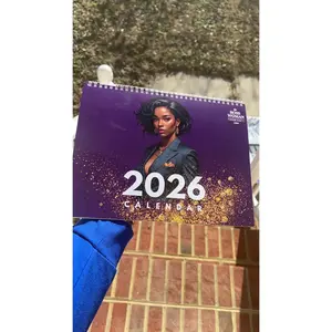 Boss Woman Frequency 2026 Wall Calendar | Monthly Goals, Inspirational Quotes, Spiral-Bound