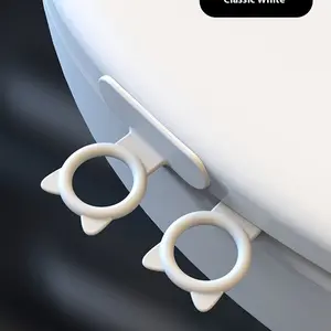 2pcs European style toilet lid opener, slip-resistant door cabinet handle, Bathroom Accessory