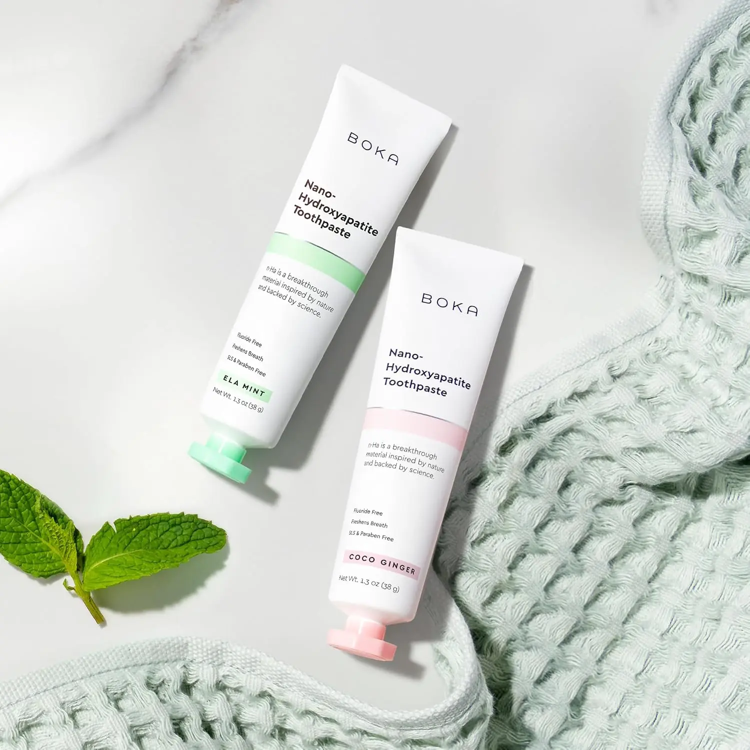 Boka Toothpaste - Fluoride Free Toothpaste, Nano Hydroxyapatite Toothpaste