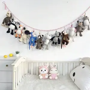 Animal Toy Storage Hammock, Large Doll Corner Plush Toy Organizer, Cute Hanging Plush Net, Kids Baby Room Bedroom Decor