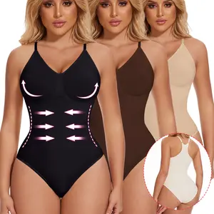 Women's Tummy Control Bodysuits Shapewear Racer Back Shaper Body Suit Tank Tops Ladies Body Suit Racerback Tank Top Plus Size S-3XL