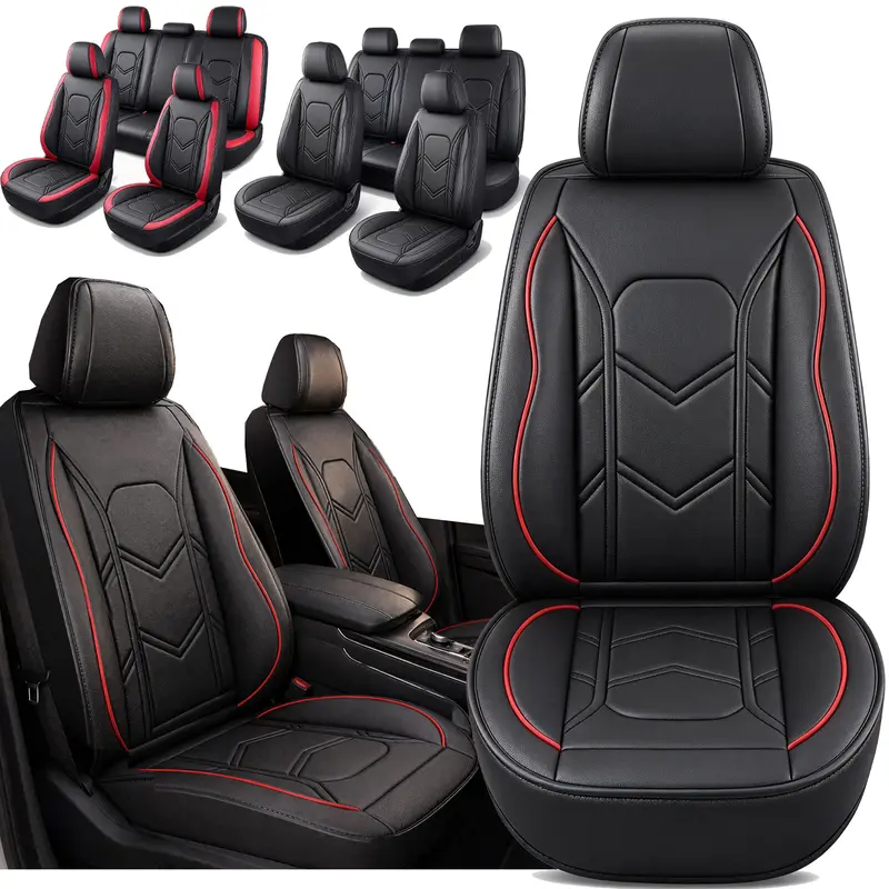 Fits For Toyota Tacoma Seat Covers 2005-2022 2023 2024 2025 2026 Truck Crew Double Extended Cab TRD Sport Offroad Limited SR5 V6 Truck,Automotive Seat Covers Airbag Compatible Car Interior Cushions(Full Set/Black-Gray)