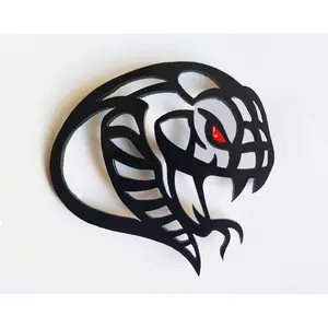 2x Snake Redeye Badge Logo Emblem for Ford Mustang Cobra GT GT350 Shelby