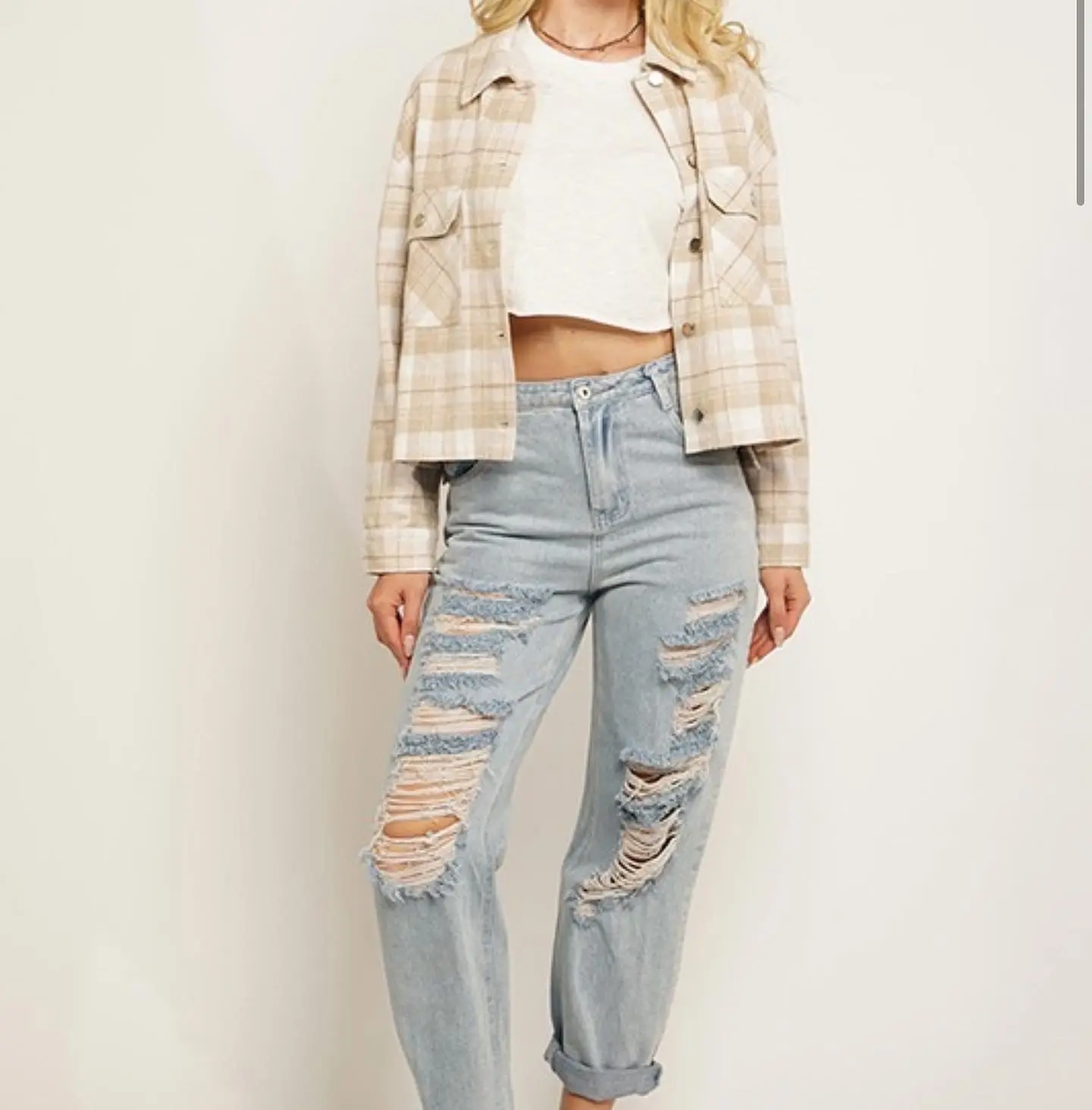 Beige Flannel