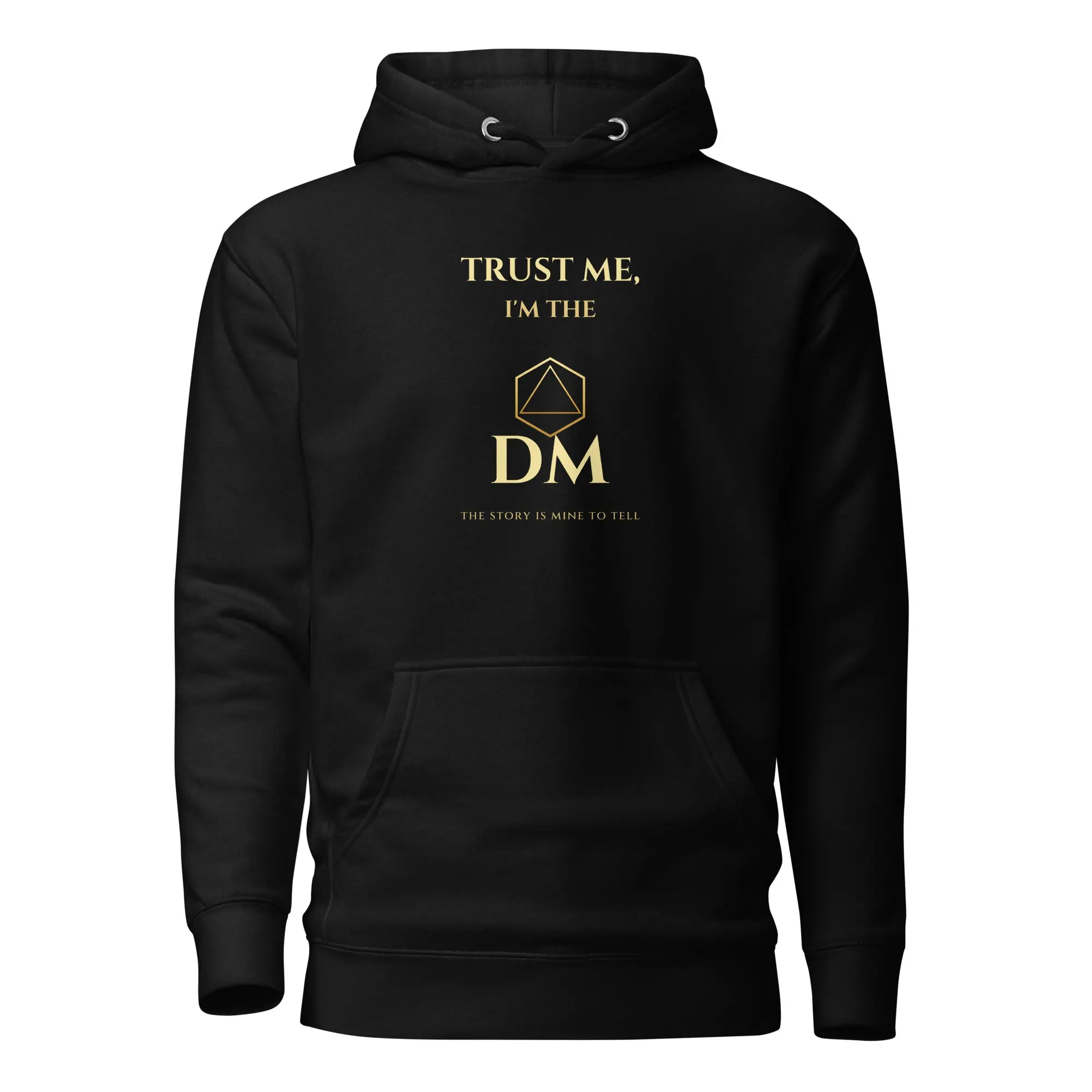 Graphic Hoodie Sweatshirt for Men, Funny D&D Dungeon Master Pullover in a Soft Cotton Fabric, Streetwear Tops with Pouch Pocket, Sweatshirts, Menswear, Apparel, Matching