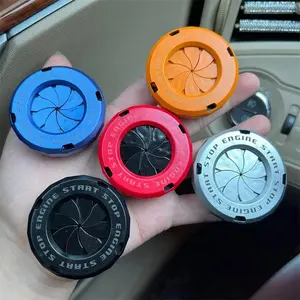 Ignition Device Decor Motorcycle Key Cover Car Interior Sticker Decorative Rotary Push To Start Button Cover for Motorcycle Lock