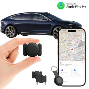 Smart GPS Tracker For Car-  No Monthly Fee-Location Tracker with 7-Day History, Min GPS with Weatherproof Magnetic Case, Anti-Lost Tracker, Compatible with Android/iPhone-Dedicated App
