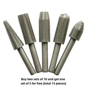 2026 Hot Selling Woodworking Twist Drill Bits 6mm Shank Non-slip Fast Grinding Speed for Wood Carving & Metalwork Tools
