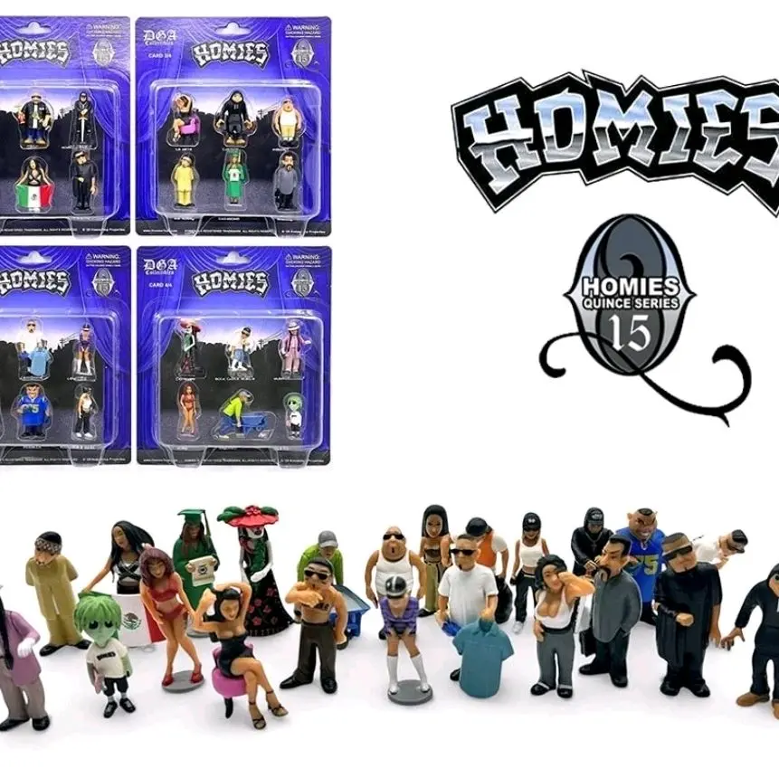 Homies Series 15 set of 24!   Carded set  in 4 blister packs!  Great New Set!
