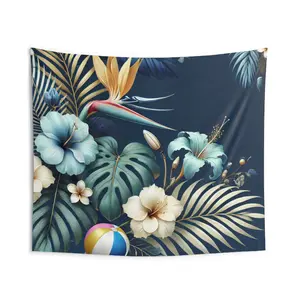 Indoor Wall Tapestries - Tropical Paradise Decor Room