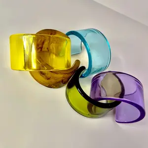 Capsule Acrylic Bracelets