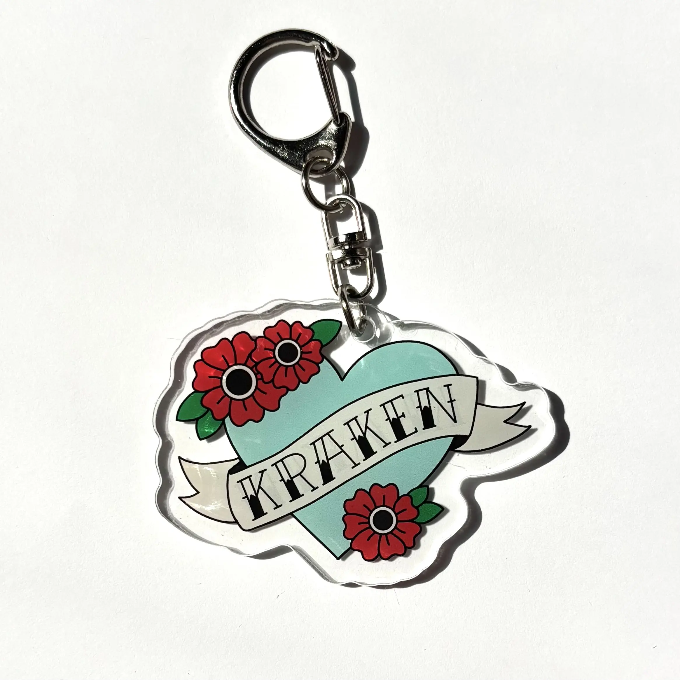 Kraken Hockey Acrylic Keychain
