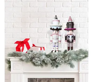 Santa's Workshop 10" Dessert Time Nutcrackers, Set of 2