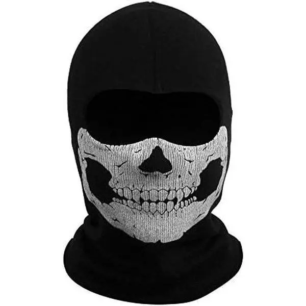 Ghost Balaclava  Ski  Skeleton Face Scarf Neck Gaiters for Men  Cycling Outdoor