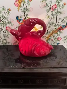 1:12 Miniature Vintage Gazelle Television Lamp Lighted Replica Retro dollhouse decor