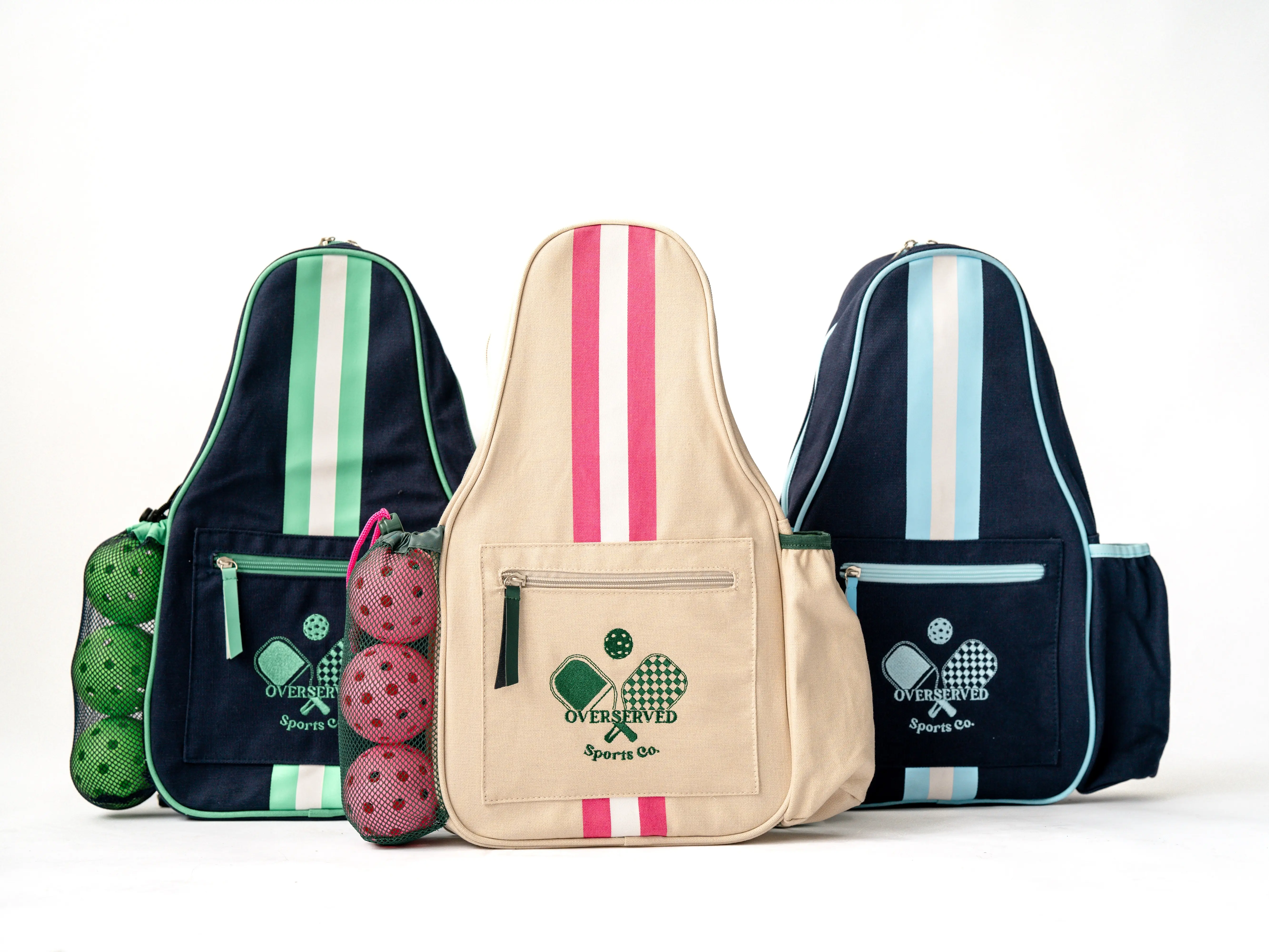 Overserved Pickleball Bag -Sling Strap or backpack, Multiple
