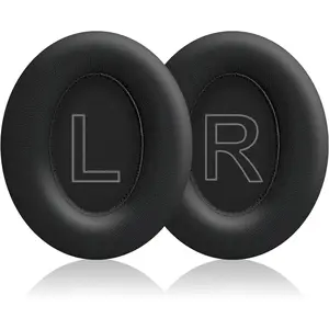 SQ-HPS013 Replacement Earpads for Anker Soundcore Life 2/Q20/Q20+/Q20I/Q20BT Headphones, Ear Cushions Headset Earpads Ear Cups Cover Repair Parts (Black)