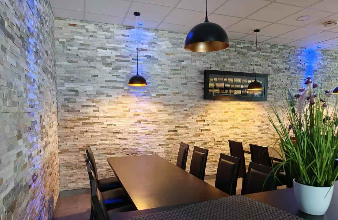 Natural multicolored Chinese slate quartz cultural stone—single slab for stacked wall cladding