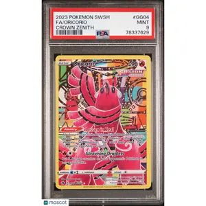 PSA 2023 Pokémon Oricorio #GG04 Full Art Crown Zenith 9 Graded Card