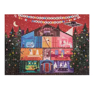 Romantic House Puzzles for Adults 1000 Pieces, Romantic House Puzzles with Paper Art