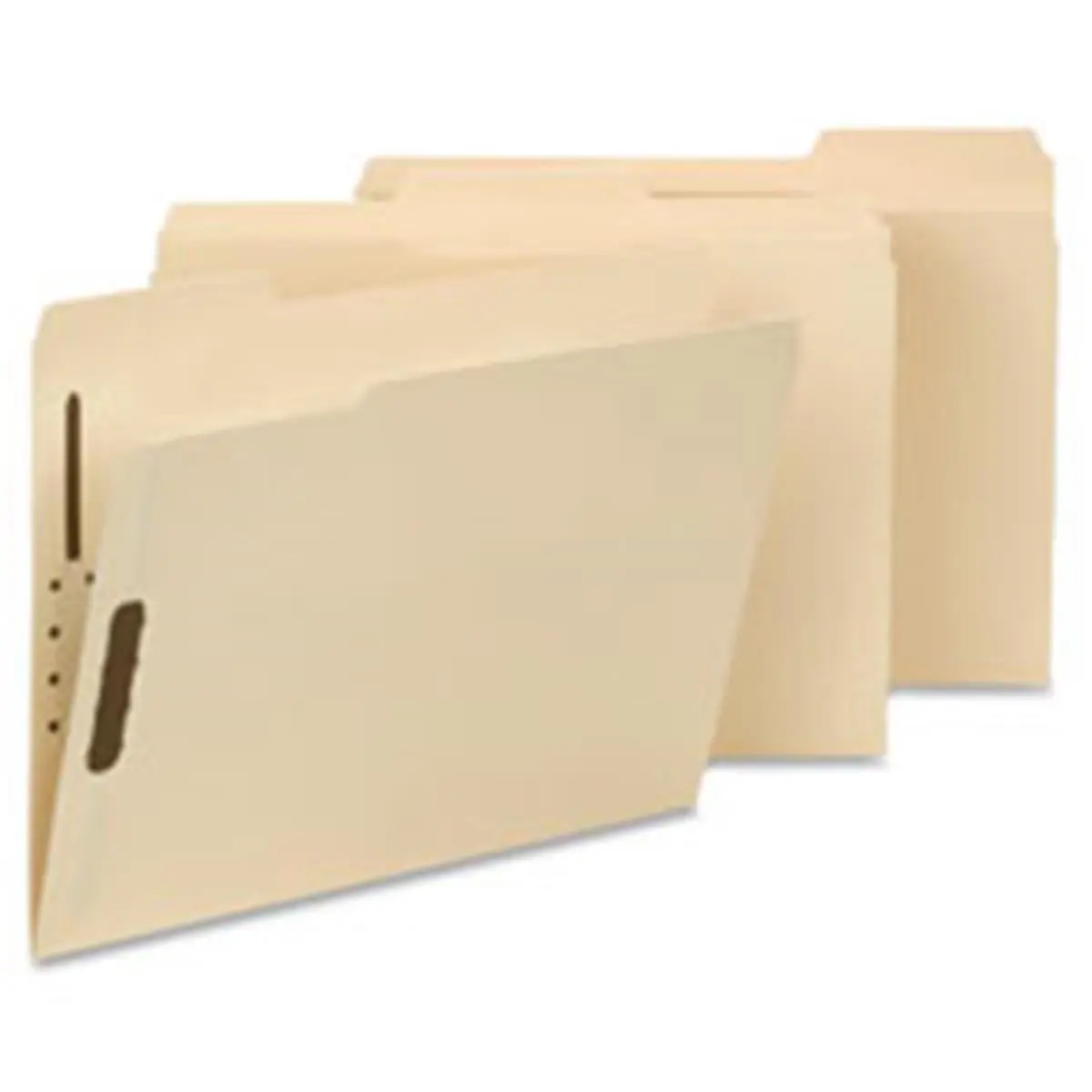 Smead MLA Fastener Folders with Assorted Positions, Ltr Size, 0.33 Cut, 0.75 in. Expansion, 18pt Thicker Paper Stock, 2 Fasteners, Separate Filing Surfaces, Secure Organization, 50-BX