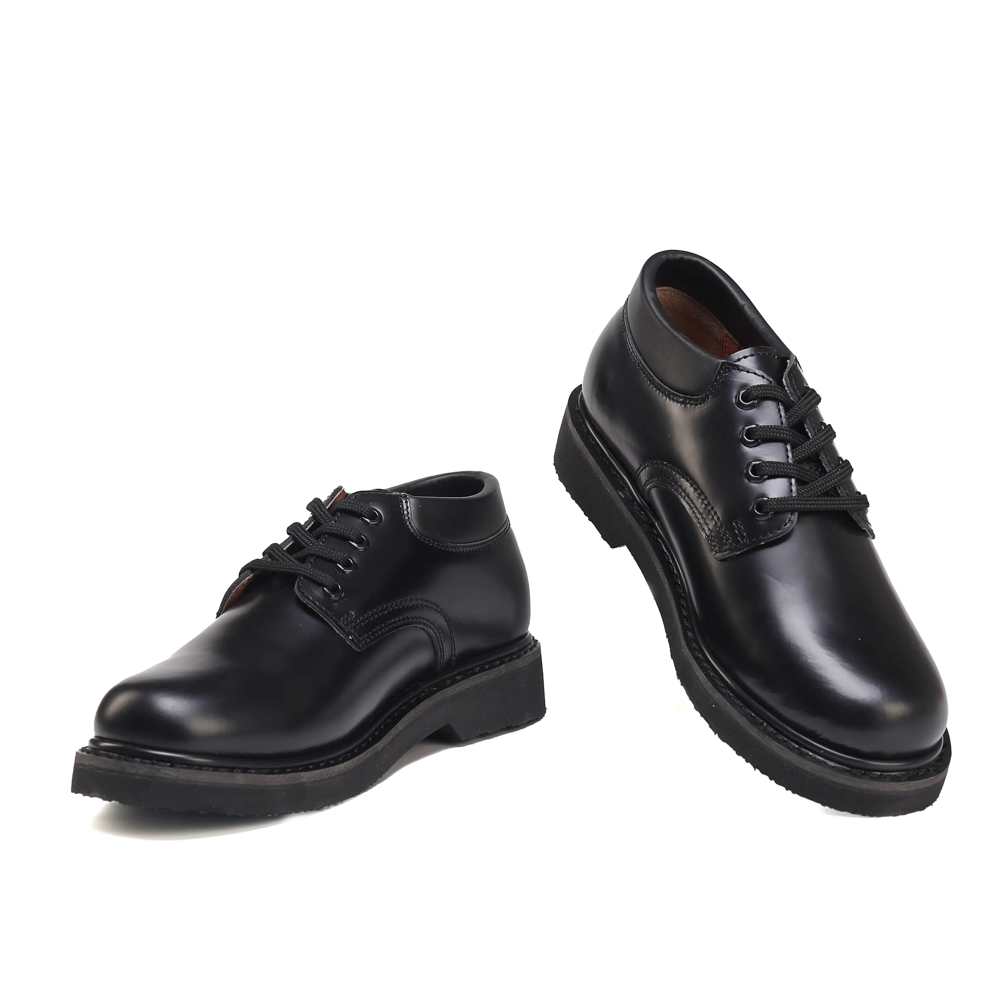 HANDPOINT 82102 Men's Leather Oxford Work Shoes, Slip Resistant, Breathable, Lightweight, Durable Shoes for Office, Warehouse & Industrial Work