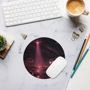 Neon Orbit Mouse Pad