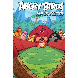 USED-Angry Birds Comics: Flight School by Tobin, Paul (Hardcover)