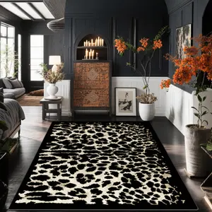 Fashionable Retro Square Printed Velvet Carpet - Ideal Gift, Versatile for Home & Commercial Use, Multiple Sizes, Machine - Washable, Soft & Non - Shedding