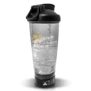 Premium Electric Protein Shaker Bottle - 20oz, Rechargeable, BPA-Free, Self-Stirring Mixer for Smooth Shakes and Supplements
