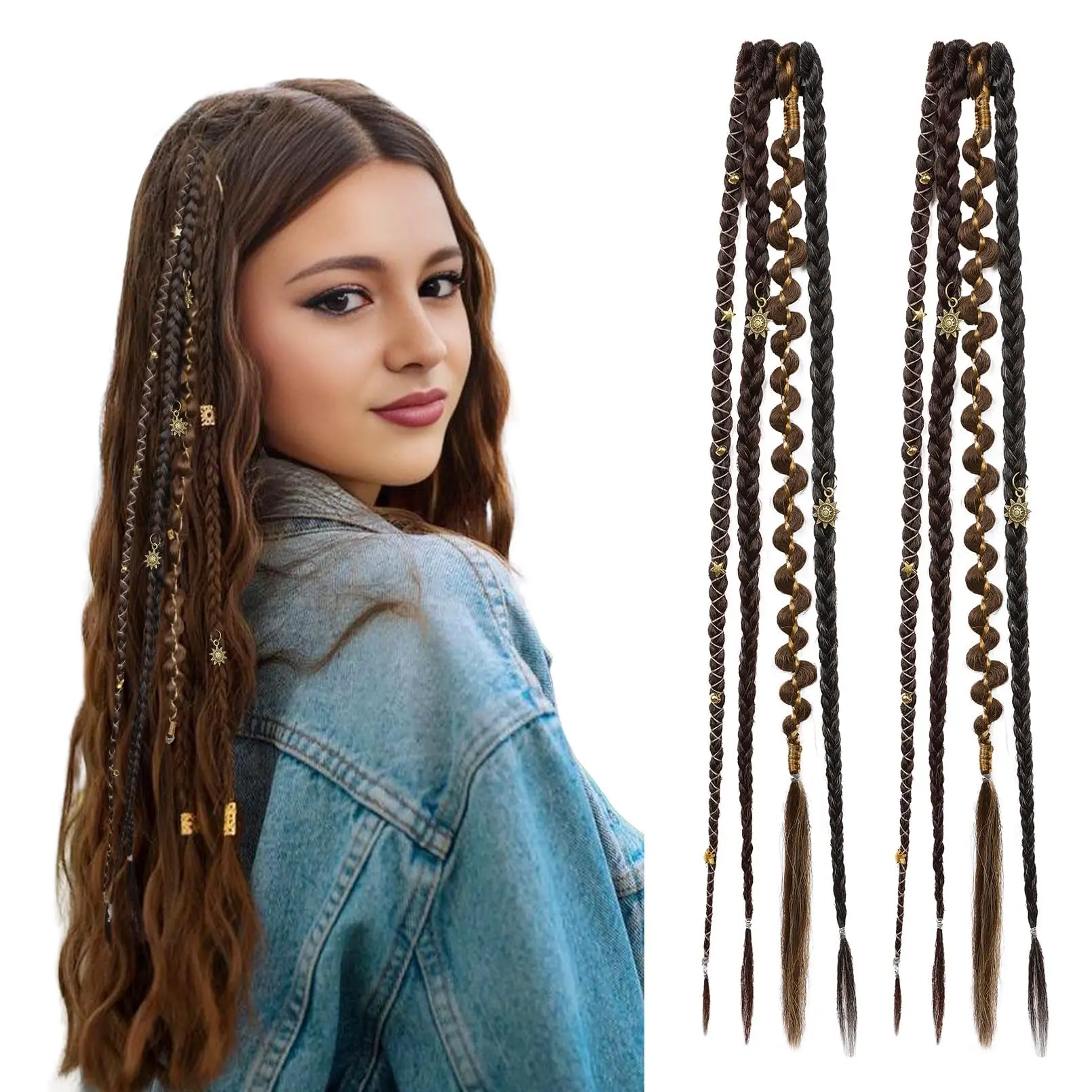 16inch Dark Brown Mix