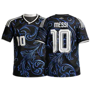 2026 27 New Away Blue No.10 Messi Short Sleeved Soccer Jerseys Top