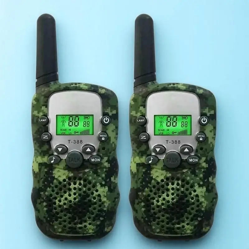 Outdoor Walkie Talkie Toy Set, 2 Counts Portable Durable Mini Walkie Talkie, Long Distance Outdoor Adventure Family Interactive Safety Security Communication Equipment