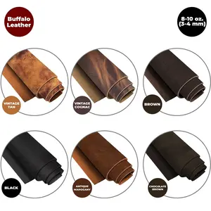 Buffalo Leather Hide 8-10 oz (3-4mm) Buffalo Leather Hide 8-10 oz (3-4mm)