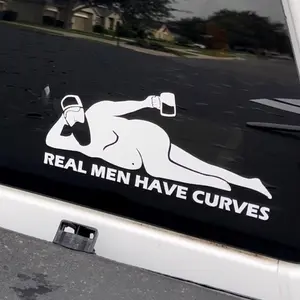 Real Men Have Curves Sticker Decal Sticker