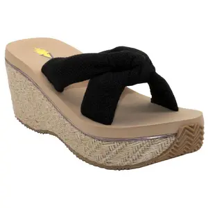 Volatile Sunridge Knotted Soft Strap Wedge Sandal