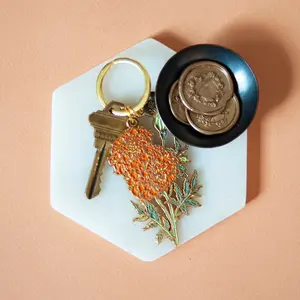 Marigold Keychain
